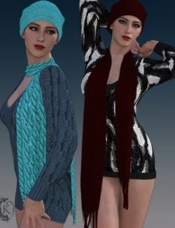 dforce- Winter Accessories- Genesis 8 and 9