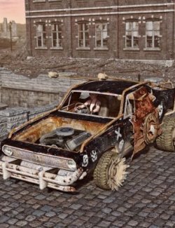 Barracuda Postap Car MM for DAZ3D