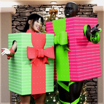 Click here to see preview images for "Christmas Present Costume for Genesis 8 Male and Female" Christmas Present Costume for Genesis 8 Male and Female