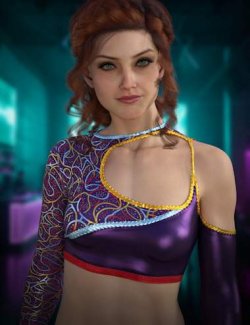 dForce Crop Collection Style 03 for Genesis 9 and 8 Female