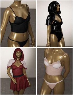 dForce Festive Style Lingerie for Genesis 9