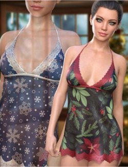 Sweetheart Textures for dForce Holiday Nightie