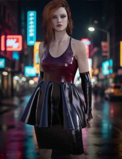 dForce Vamp and Varnish for Genesis 9 and 8 Female