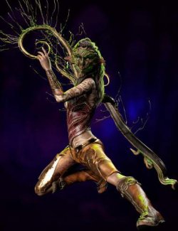 FP Woods Druids Accessories Add-On Texture for Genesis 9