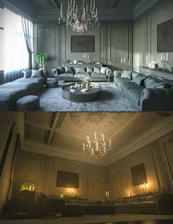 Polish Baroque Living Room