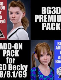 BG3D Premium Add-On Pack for AGD Becky G8_8.1_G9