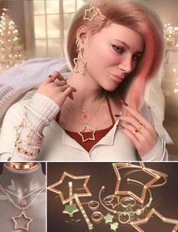 Lumia Jewelry Set for Genesis 9