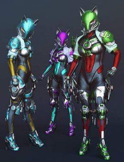Synthra Sci-Fi Tech Suit for Genesis Texture Add-On