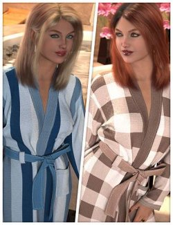 Everyday Textures for dForce SU Bathrobe