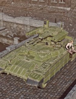BMPT 72 IFV Vehicle wt for DAZ3D
