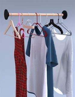 Clothing Hangers for Genesis 9 and Genesis 8 dForce Clothing