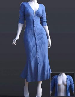 dForce BS Long Dress for Genesis 9