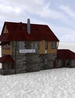 Darmstadt Station for DAZ Studio