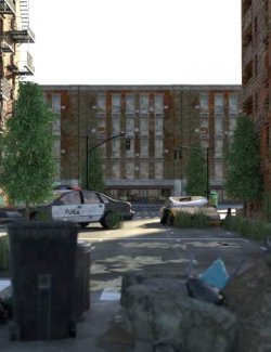 AP Post-Apocalyptic City Buildings Prop Set