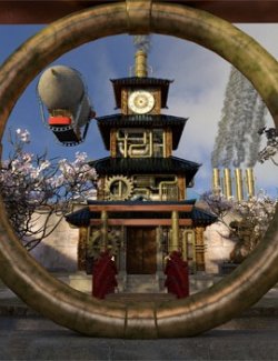 Steampunk Samurai for Poser