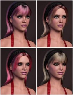 dForce Strand-Based 2-in-1 Long Hair with Headband Color Expansion