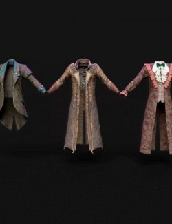 dForce Wizard Robes Set A for G8F