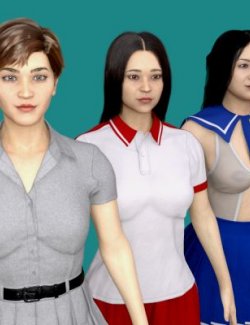 Superrumy 3 Characters Bundle for Genesis 8 Female