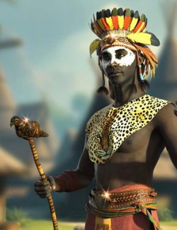 dForce Tribal Fantasy Outfit for Genesis 9