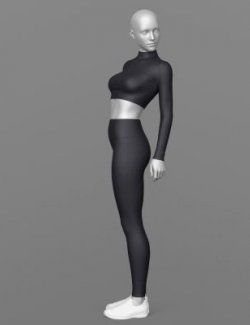 Leggings Long Sleeve Top Sneakers 2v G8 Female