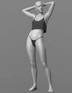 Top Wide and Panties Straps 2v G8 Female