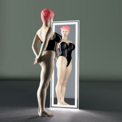 Click here to see preview images for "Floor Mirror D|S" Floor Mirror D|S