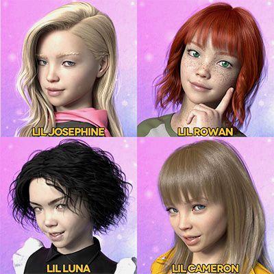 Click here to see preview images for "3DLoki's 2025 Li'l's Volume 2" 3DLoki's 2025 Li'l's Volume 2