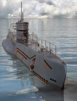 WWII German Submarine U-Boat