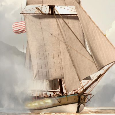 Click here to see preview images for "Armed Virginia Sloop" Armed Virginia Sloop