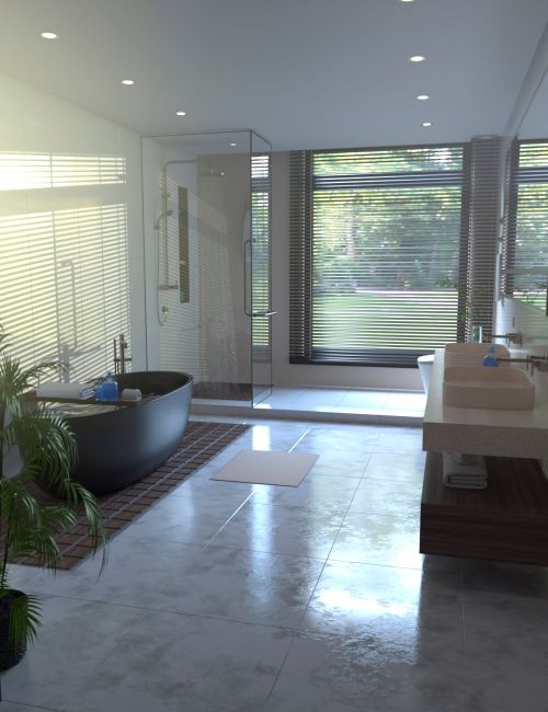 Click here to see preview images for "Elegant Freshuminous Bathroom" Elegant Freshuminous Bathroom