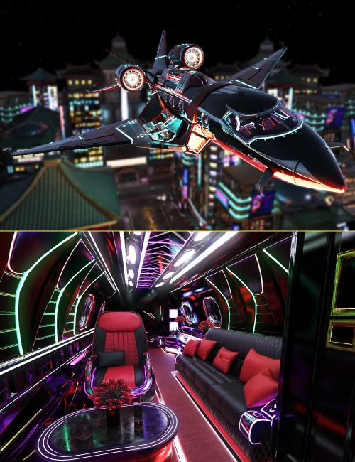 Click here to see preview images for "XI Cyberpunk Private Jet" XI Cyberpunk Private Jet