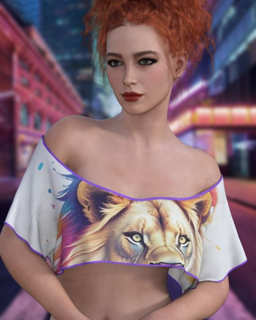 Click here to see preview images for "dforce - Off Shoulder Crop Tee - Genesis 9" dforce - Off Shoulder Crop Tee - Genesis 9