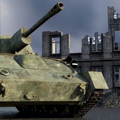 Click here to see preview images for "SU76 Russian Tank" SU76 Russian Tank