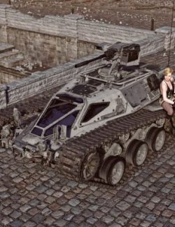 Razorback Recon Vehicle MW for Daz3D