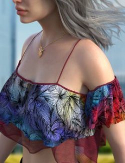 DA-Trendy for Off Shoulder Crop Top by RainbowLight