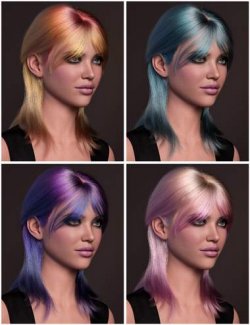 dForce Strand-Based Softly Tied Ponytail Hair Color Expansion