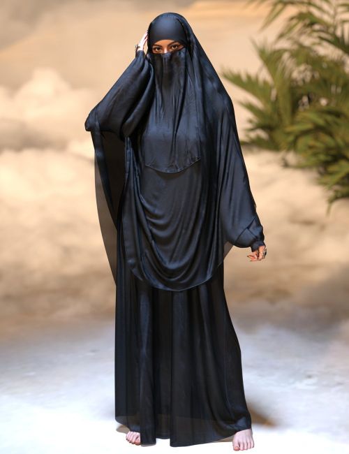 Click here to see preview images for "dForce Abaya Set for Genesis 9" dForce Abaya Set for Genesis 9