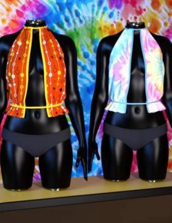 3DLoki Groovy for Tease Halter Top
