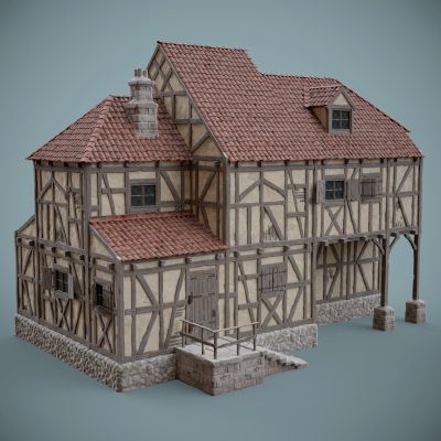 Click here to see preview images for "Medieval Timber Frame House Prop DAZ" Medieval Timber Frame House Prop DAZ