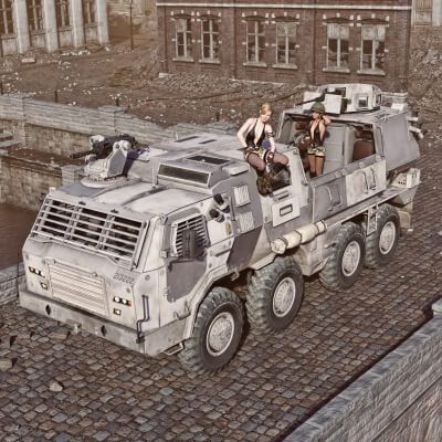 Click here to see preview images for "MRAP Large Vehicle MW for DAZ3D" MRAP Large Vehicle MW for DAZ3D