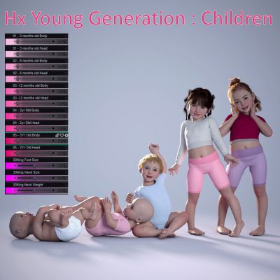 Click here to see preview images for "3DKing Young Generation - Children" 3DKing Young Generation - Children