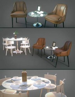 Polish Contemporary Furniture Set 01