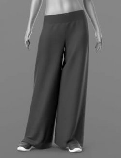 Wide Trousers and Sneakers 2v G8 Female