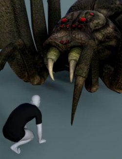 Giant Spider Prop for DAZ Studio Free