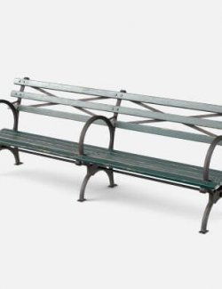 Bench Long Green Props