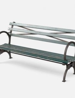 Bench Middle Green Props