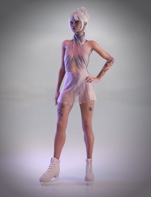 Click here to see preview images for "dForce Ice Skating Outfit for Genesis 9" dForce Ice Skating Outfit for Genesis 9
