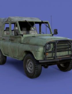 UAZ Prop for DAZ Studio Free