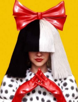 VYK Bow Hair for Genesis 9