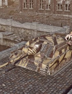Jagdpanzer 4 70 Tank WT for DAZ3D
